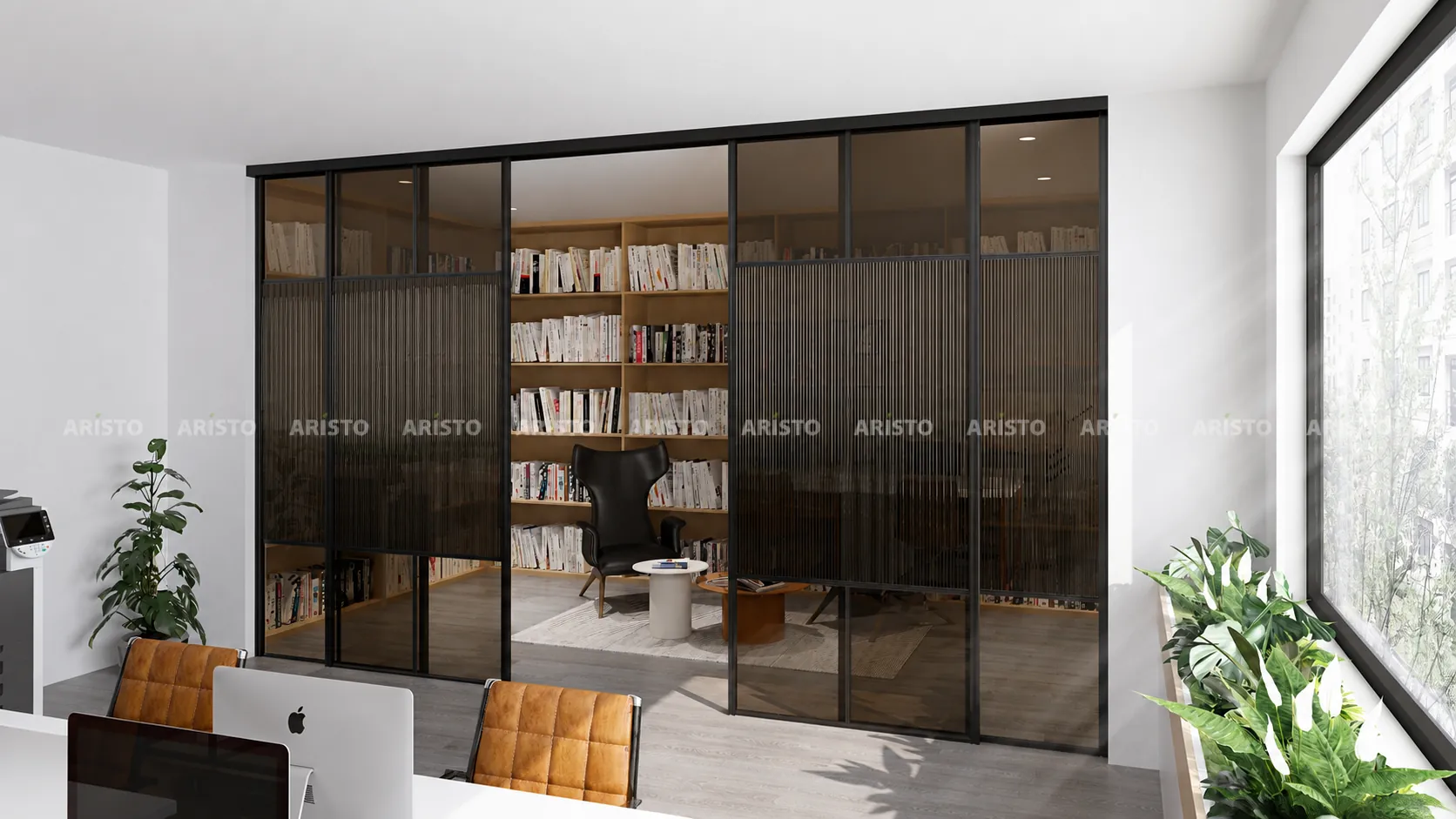 Luxury walk-in wardrobe design for bedroom in Gurgaon